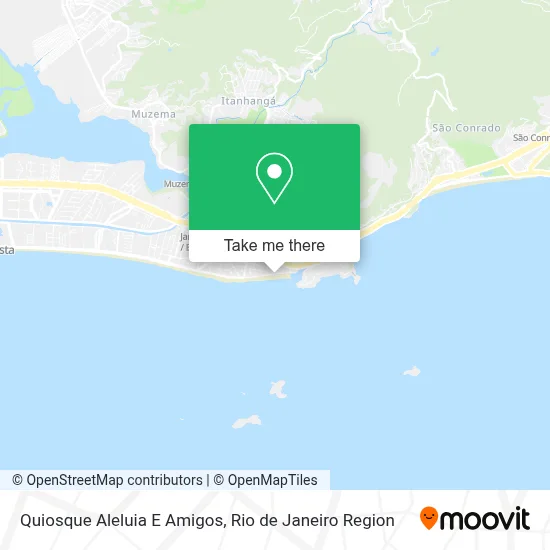 Quiosque Aleluia E Amigos map