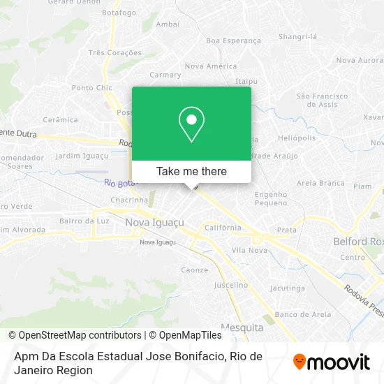 Apm Da Escola Estadual Jose Bonifacio map
