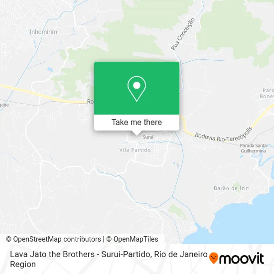 Lava Jato the Brothers - Surui-Partido map