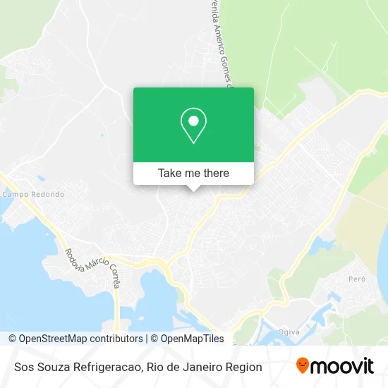Sos Souza Refrigeracao map
