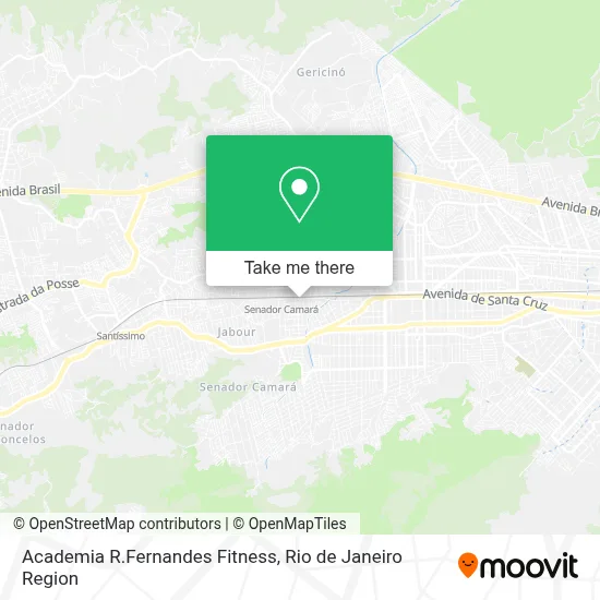 Academia R.Fernandes Fitness map