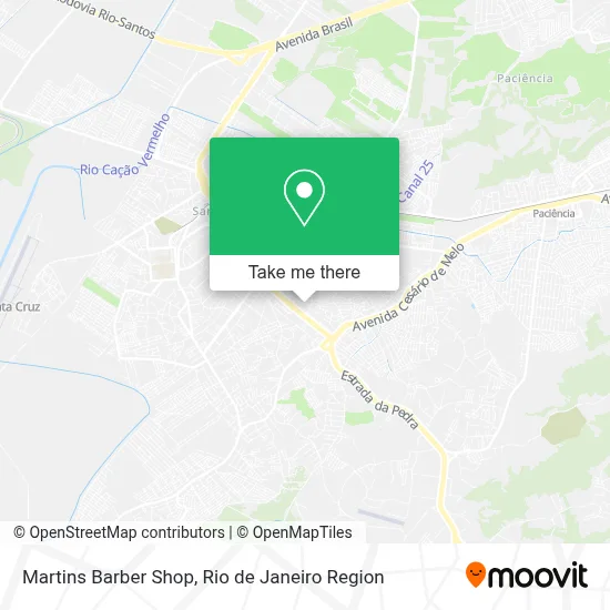 Martins Barber Shop map