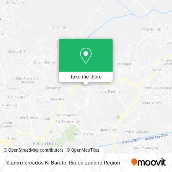 Supermercados Ki Barato map