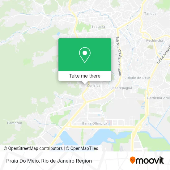 Praia Do Meio map