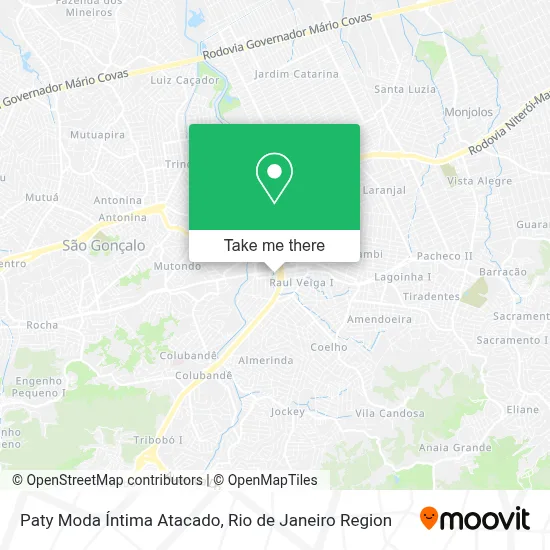Paty Moda Íntima Atacado map