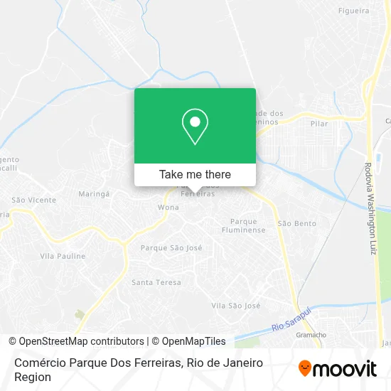 Comércio Parque Dos Ferreiras map