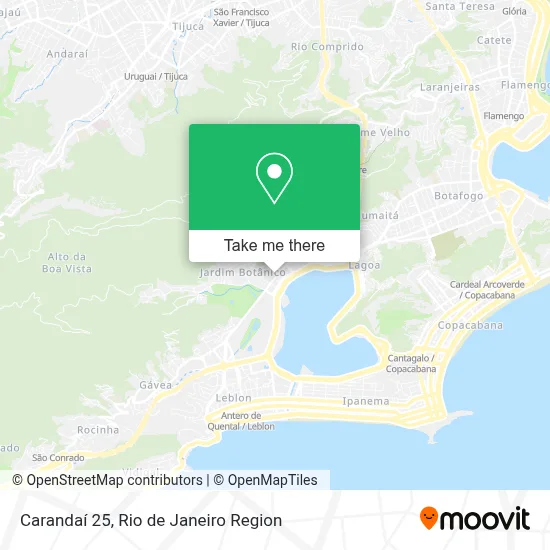 Carandaí 25 map