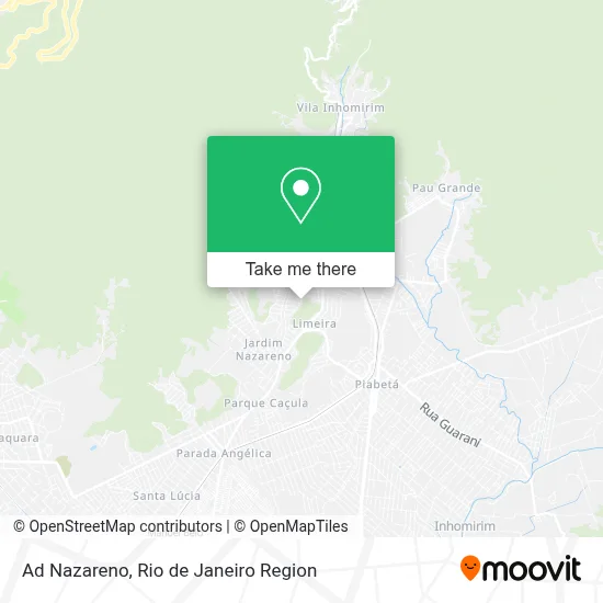 Ad Nazareno map