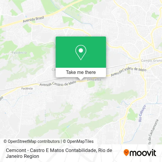 Cemcont - Castro E Matos Contabilidade map