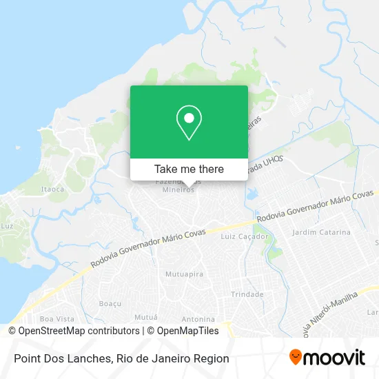 Point Dos Lanches map