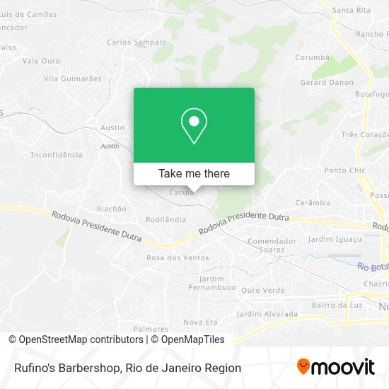Rufino's Barbershop map