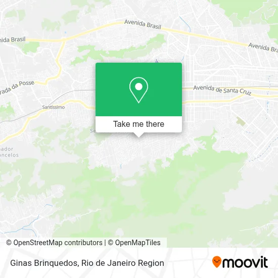 Ginas Brinquedos map