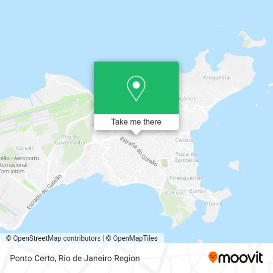 Ponto Certo map