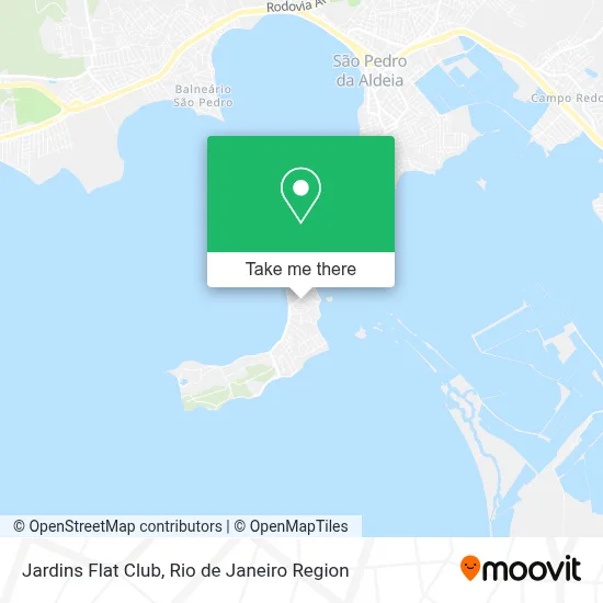 Jardins Flat Club map
