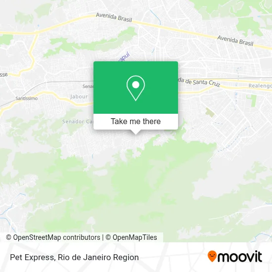 Pet Express map