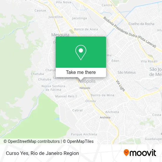 Curso Yes map