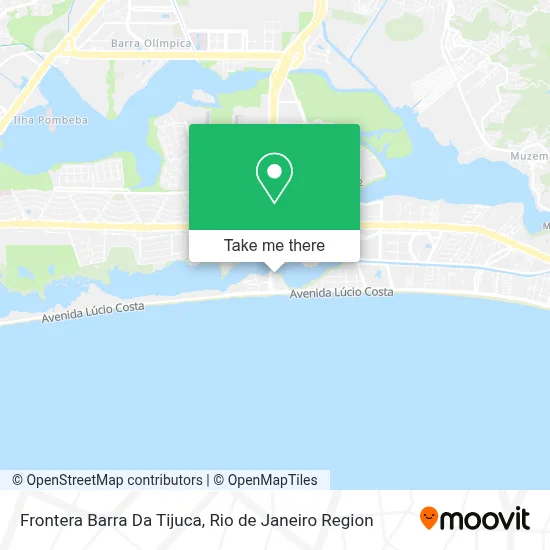 Frontera Barra Da Tijuca map