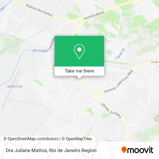 Dra Juliane Mattos map