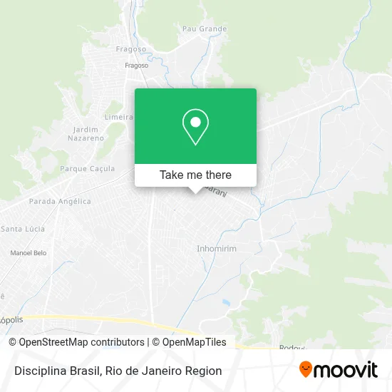 Disciplina Brasil map