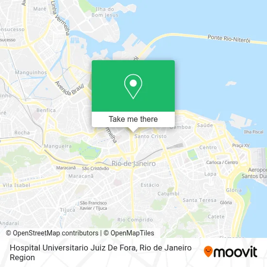 Hospital Universitario Juiz De Fora map