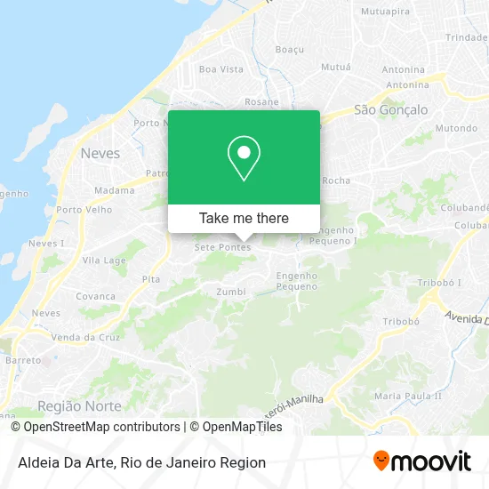 Aldeia Da Arte map