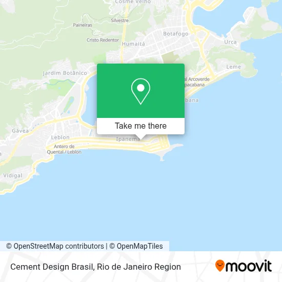 Cement Design Brasil map