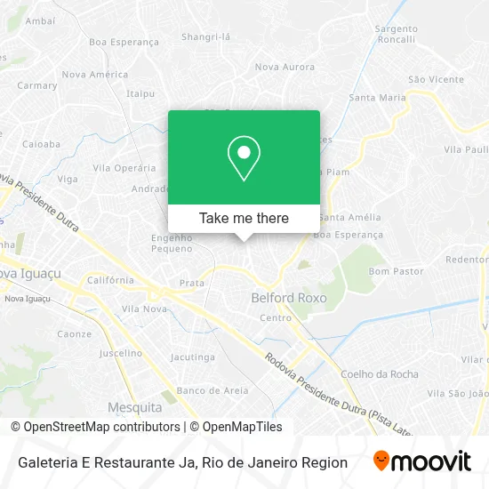 Galeteria E Restaurante Ja map