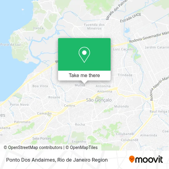 Ponto Dos Andaimes map