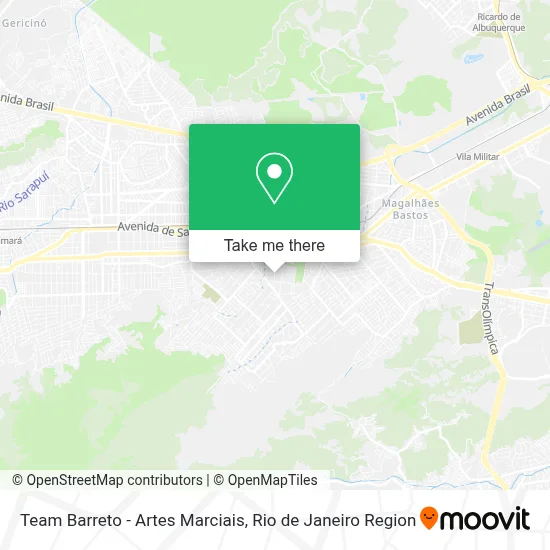 Team Barreto - Artes Marciais map