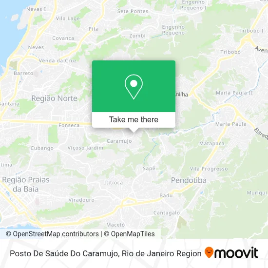 Posto De Saúde Do Caramujo map