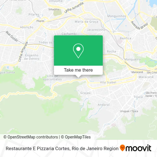 Restaurante E Pizzaria Cortes map