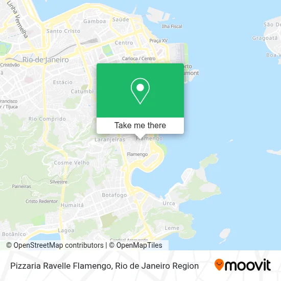 Pizzaria Ravelle Flamengo map