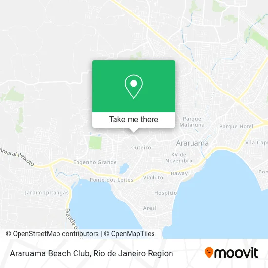 Araruama Beach Club map