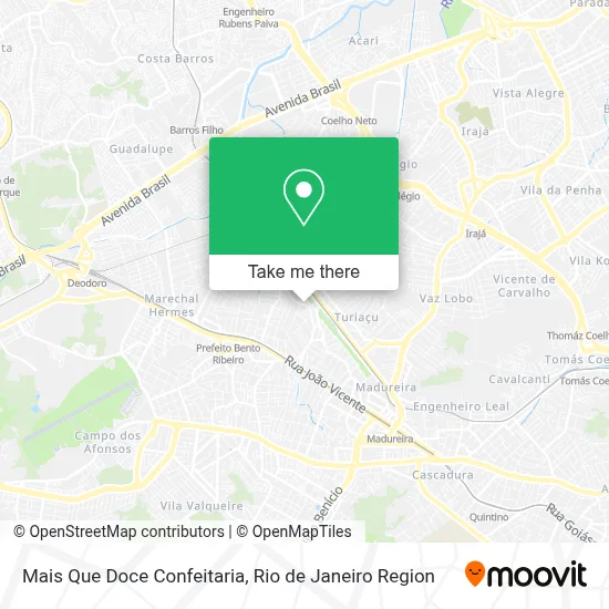 Mais Que Doce Confeitaria map