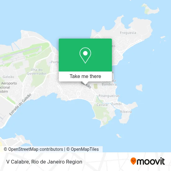 V Calabre map