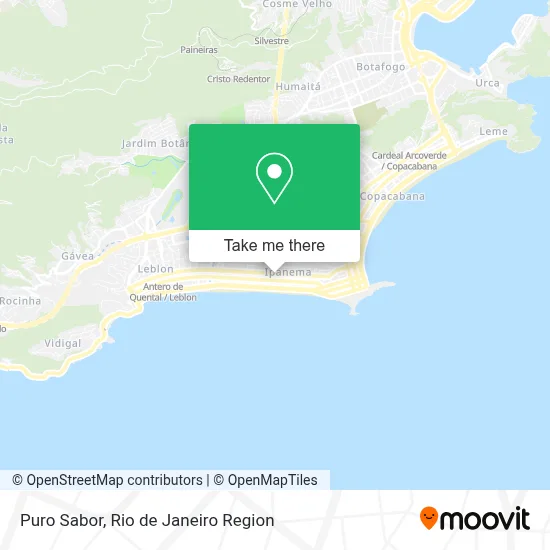 Puro Sabor map