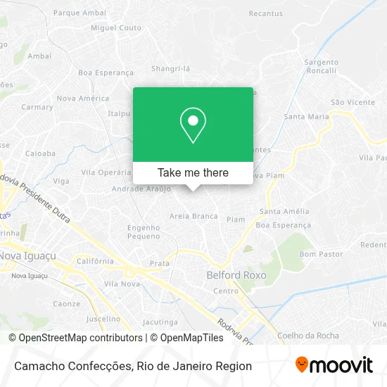Camacho Confecções map