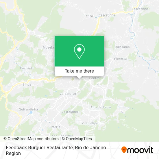 Feedback Burguer Restaurante map