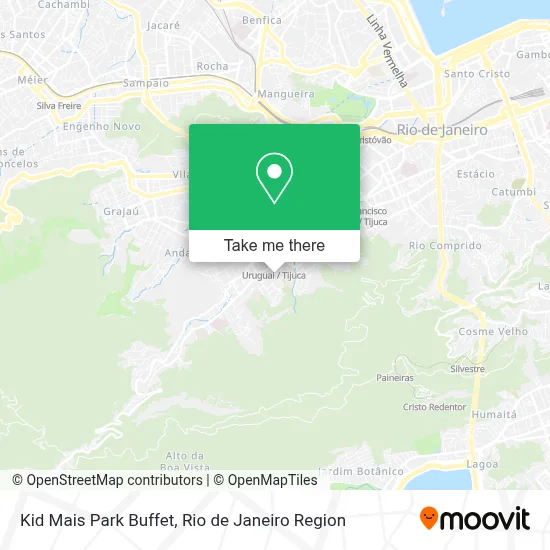 Kid Mais Park Buffet map