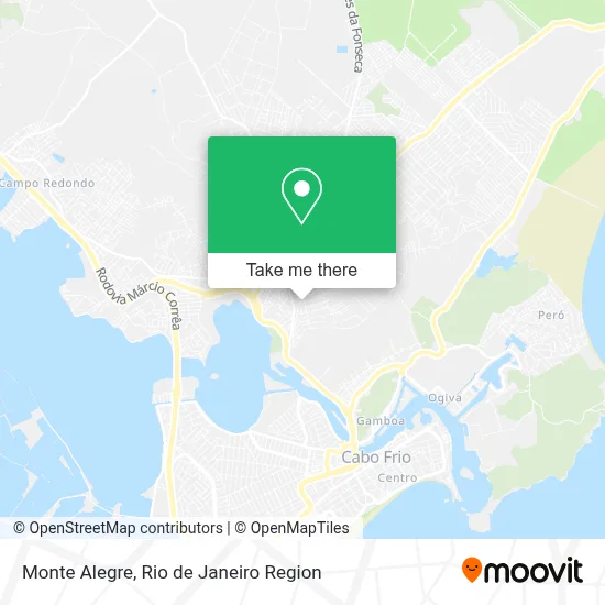 Monte Alegre map