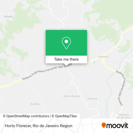 Horto Florecer map