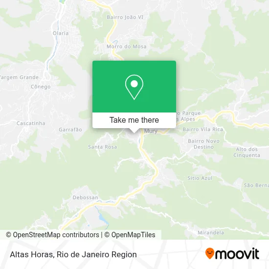 Altas Horas map