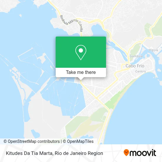 Kitudes Da Tia Marta map
