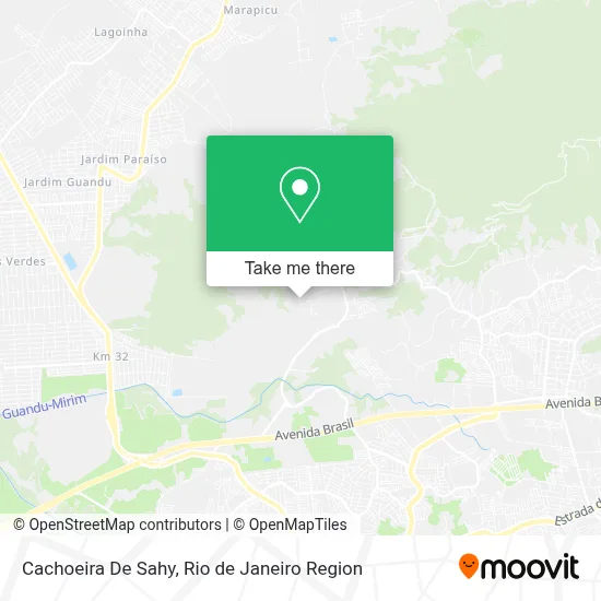 Cachoeira De Sahy map