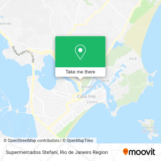 Supermercados Stefani map