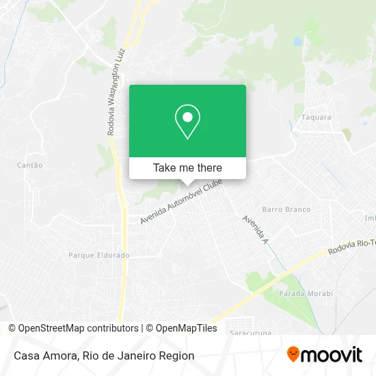 Casa Amora map