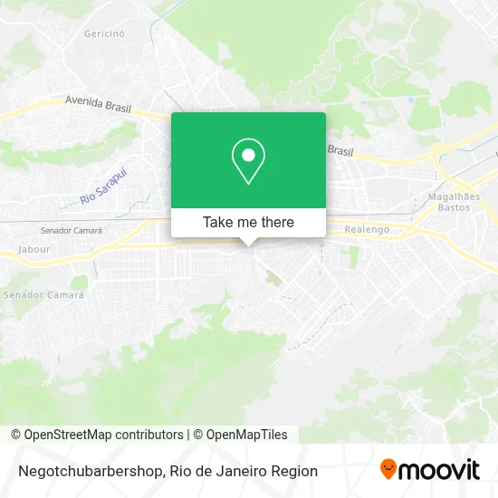 Negotchubarbershop map