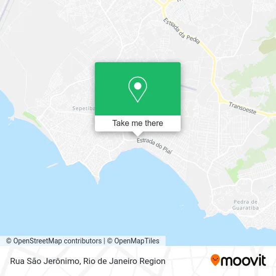 Rua São Jerônimo map