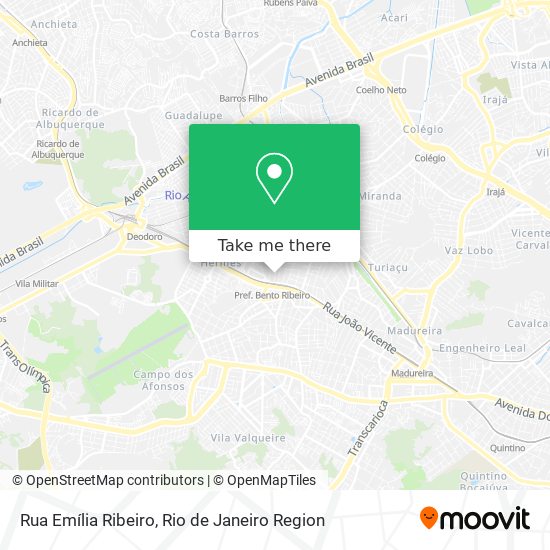 Rua Emília Ribeiro map