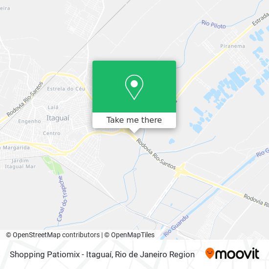 Shopping Patiomix - Itaguaí map